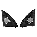 PerGar Car Door Speaker Cover, Pair Car Door Speaker Cover Audio Tweeter Trim Black Replacement for Corolla 2003‑2006 Automotive Replacement Speaker