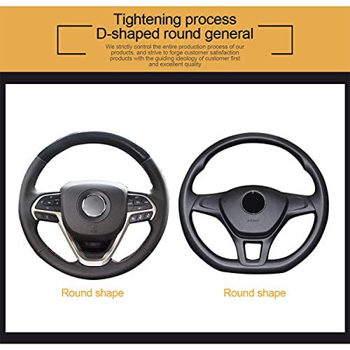 Universal Car Steering Wheel Cover, Microfiber Breathable Ice Silk, Anti-Skid, Warm In Winter And Cool In Summer, Steering Wheel Cover For Men And Women (Black) #TOP3