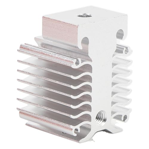 3D Printer Heat Dissipation Block, Aluminum Alloy 3D Printing Heatsink Radiator for Ender-3 V3 KE V3 SE Extruder Heat Si