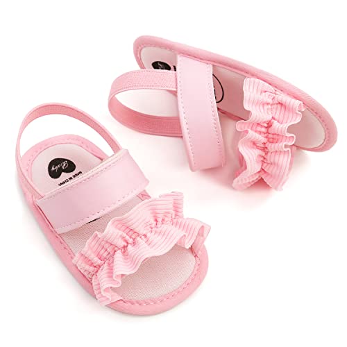 Image of Infant Baby Boys Girls Summer Sandals Party Wedding Dress Flats Shoes Newborn Crib Shoes First Walkers Prewalkers 0-18 Months