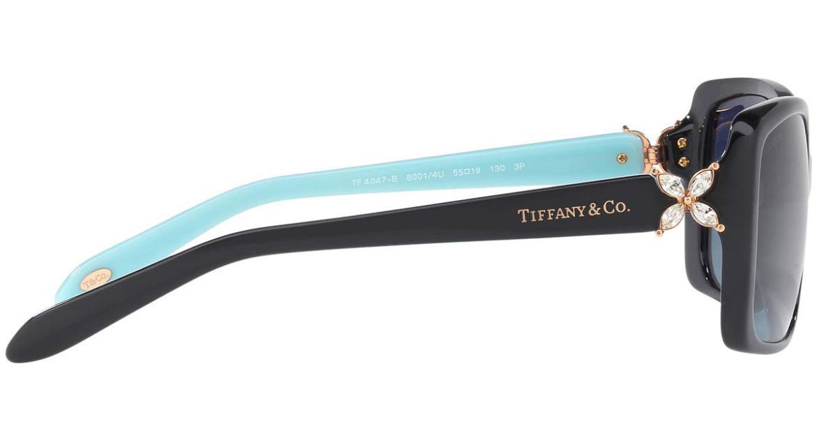 Tiffany And Co Tf4047b 80014u Black Blue Sunglasses W Polarized