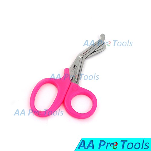 AAPROTOOLS 1 EA PINK PARAMEDIC UTILITY BANDAGE TRAUMA EMT EMS SHEARS SCISSORS 7.25 INCH STAINLESS STEEL A+ QUALITY