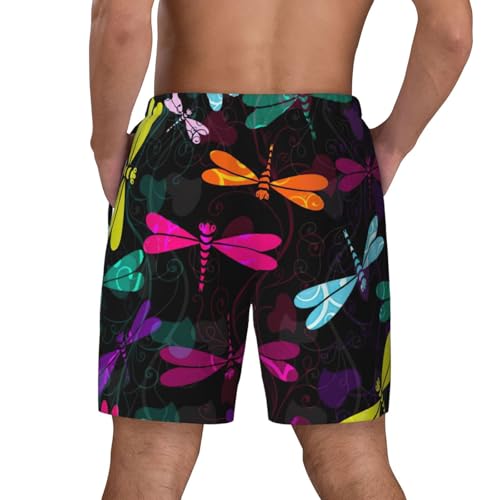 Short de bain libellule homme séchage rapide pour natation