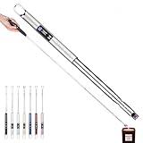 XTENDR ARCS V3 Extendable 3.2 Feet LED Arc Extra Long Flameless Fireplace Stove Electric Candle Lighter for Pilot Light, Grilling, Firepit, Kitchen, BBQ (Silver)