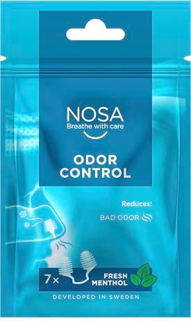 NOSA Odor Control | Avoid Bad Odors | Block Bad Smell | 7 Pack | Fresh Menthol