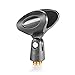 Neewer® 3-Pack Black Universal Microphone Clip Holders with 5/8-Inch Male to 3/8-Inch Female Metal Nut Adapters for Handheld Microphones