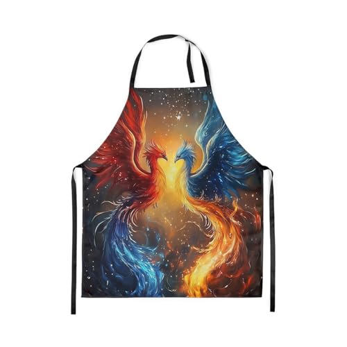 Erosebridal Dragon Apron 31X26 Japanese-Style Ukiyoe Theme ...