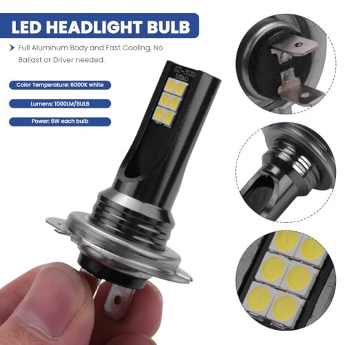 Faros Antiniebla H7 LED Sin Fallo Canbus para Eliminar Errores de Cuadro 4