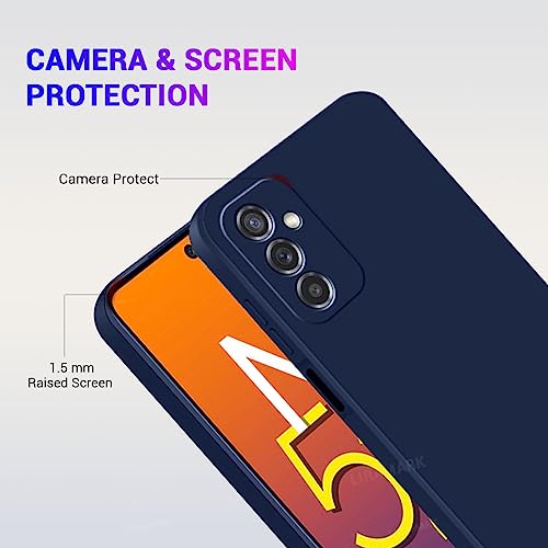 LIRAMARK Silicone Soft Back Cover for Samsung Galaxy Silicone Blue - Image 4