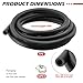 10Ft NBR Fuel Line Kit with 10 Steel Clamps,5/16 Fuel Line Hose for Oil & Water Transfer,Universal Small Engine Fuels Lines Car Accessories for Automotive Fuels Systems Maintenance