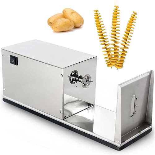 Cortadora en espiral eléctrica de acero inoxidable para papas