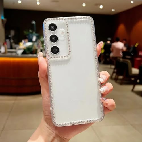 Coque transparente Samsung Galaxy A26 5G et A56 souple en TPU effet diamant