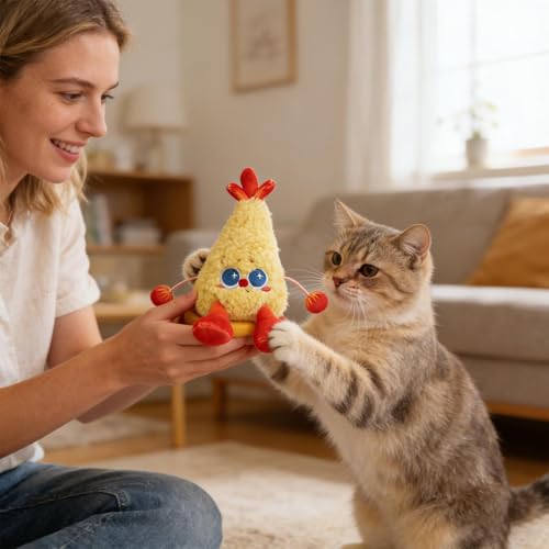 Jouet interactif pour chat balancement intelligent rechargeable jeu d'éveil chaton