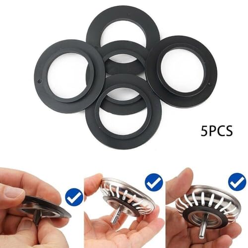 Sello de Goma para Drenaje de Fregadero 5 piezas miniatura 5