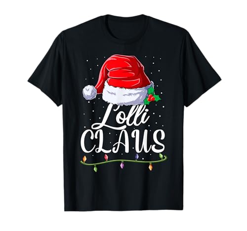 Lolli Claus Family Ropa a juego Santa Christmas Women Camiseta