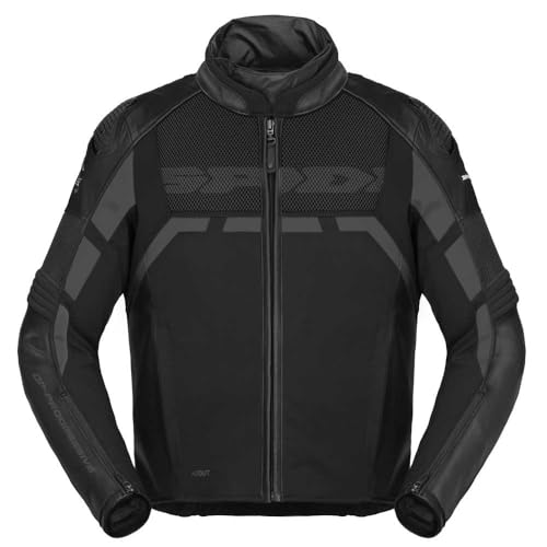 Blouson en cuir de moto SPIDI Rapid H2Out imperméable noir XL de haute qualité