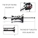 VISLONE Wood Scribe Tool Wheel Marking Gauge woodworking tool set 180 MM Sliding Mark Scraper Adjustable Precision Linear Arc Dual-purpose Scriber Parallel Line Drawing Tool