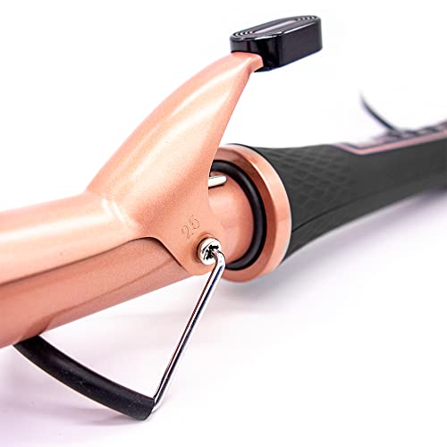 Skin Research Institute Infrarose Infrared Curling Iron, Reduced Damage & Frizz, Tourmaline & Ceramic Barrel Wand, Easy Grip, Adjustable Heat Settings - Thumbnail 3