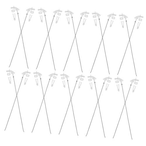 Alasum High Strength Metal Rc Steering Rods Push Rod Connector Set for Fixed-Wing Aircraft