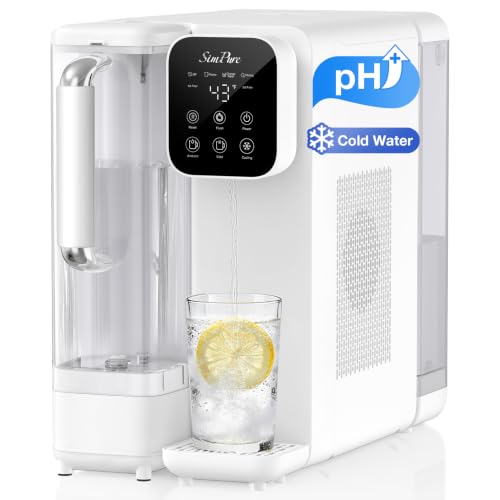 Image of SimPure Y11C-A Cold Reverse Osmosis Water Filter Countertop, UV RO System