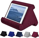 WINSHIDEN Tablet Pillow Stand, Pillow Soft Pad for Lap - Tablet Holder Dock for Bed with 6 Viewing Angles, for iPad Pro 9.7, 10.5,12.9 Air Mini 4 3, Kindle, Galaxy Tab, E-Reader