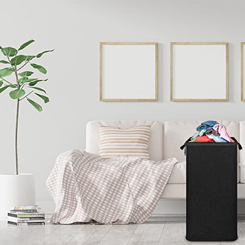 Extra Large Laundry Hamper 100L With Removable Bag, 30.9'' Tall Laundry Basket With Sturdy Handles, Rectangular Dirty Clothes Hamper For Bedroom Bathroom, Durable Storage Basket For Clothes Toys #TOP6