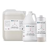 45% Acetic Acid Solution by DIYChemicals | Industrial-Grade Concentrated Formula for Rust Removal, Photographic Film Processing & Cleaning | Made in USA | 1 Gallon (128 fl oz)