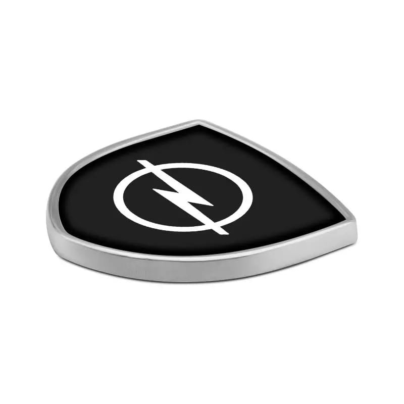 WYMKL Auto Logo Emblem Für Opel Astra J GTC 2011-2018 - Aufkleber Abzeichen - Einfache Klebe-Montage - ABS Material
