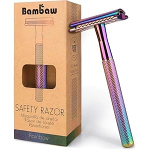 Metal Safety Razor | Rainbow | Saftey Razor for Men and Women | Bambaw