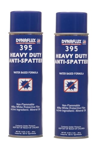 Dynaflux 395-16 Spat Release Silicone-Free Mineral Emulsion Anti-Spatter and Release Agent (16 oz 2-Pack) | Non-Flammable Paint-Compatible Safe for Stainless Steel