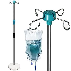 Finitypro Infusionsständer Höhenverstellbar 113cm-195cm iv-1