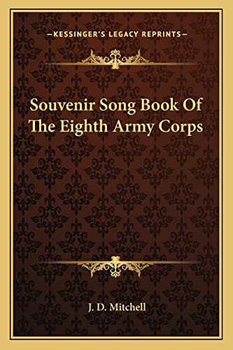 Souvenir Song Book Of The Eighth Army Corps