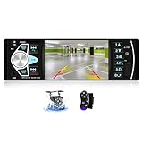 Top 10 Best Single Din Touch Screen 21 Multimedia Car Stereo Single Din Car Radio 4.1 Inch Digital Screen Bluetooth Audio and Hands Free Calling FM Radio Receiver MP5 Player Support AUX TF USB Steering Wheel Control 12 Led Rear View Camera