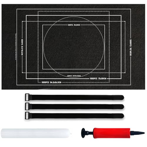 Puzzelmatten für Puzzle Bis 1000, Puzzle Teppich Matte, Teppich für bis zu 1500 Teile, Praktisches Zubehör zur Aufbewahrung von Puzzles, Jigsaw Mat