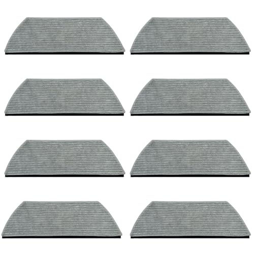 8 Pack Mop Pads Replacement for Shark RV2820ZE RV2820YE RV2800YE AV2800ZE RV2800ZEUS AV2810ZE RV2810YS UR2850YS UR2860YEUS AV2820S AV2820AE RV2800AE RV2800S Robot Vacuum Soft Mop Pads Refills