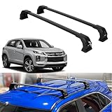ERKUL Roof Rack Cross Bars for 2011-2026 Mitsubishi Outlander Sport (Not fit for Outlander) | Aluminum Crossbars with Anti Theft Lock for Rooftop | Compatible with Fixed Points Roofs - Black