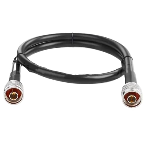 QYZLVCES(���X) PL259 UHF N-N�I�X���XRG213�P�[�u��50-7�����P�[�u������144�ґg�����g��AP�A���e�i��(30CM,N Male-N Male)