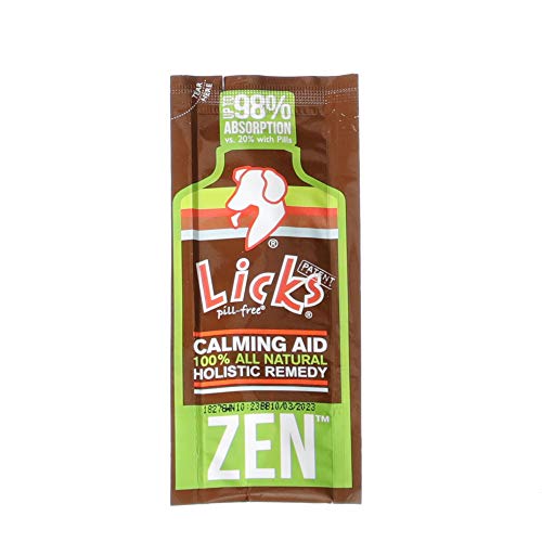 Licks Dog Zen Calming Aid Supplements - 5-Use (Roasted Chicken Flavor) #TOP7