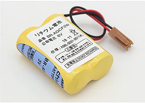 Miniatura 5 de SHENYANG Paquete de 4 baterías de litio BR-AGCF2W - 6V - 2200mAh PLC batería para máquina CNC FANUC A98L-0031-0011 con enchufe