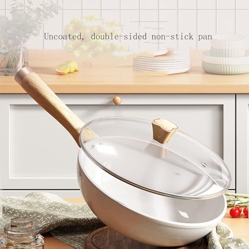 Wok de cerámica 28 cm sin recubrimiento para cocinas miniatura 6