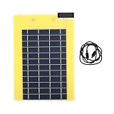 OVAQUIXI 40W Monocrystalline Silicon Solar Panel with 2 Type C Ports Portable Fast Charger for A4 Sketch Board