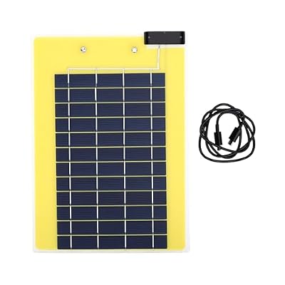 OVAQUIXI 40W Monocrystalline Silicon Solar Panel with 2 Type C Ports Portable Fast Charger for A4 Sketch Board