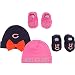 NFL Pittsburgh Steelers 2 Baby Caps and 2 Booties Set