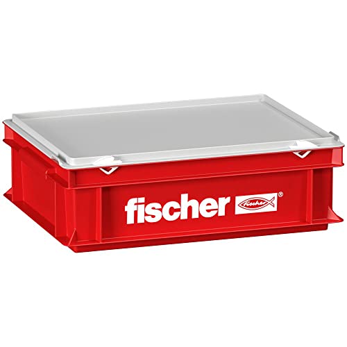 fischer Handwerkerkoffer klein, der robuste und geräumige Werkzeugkoffer für professionelle Handwerker und passionierte Heimwerker, ideal zur sicheren Aufbewahrung und Organisation von Werkzeugen