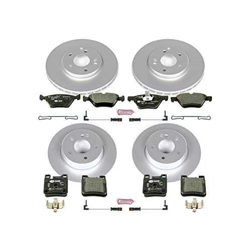Image of Power Stop ESK6379 Front & Rear Euro-Stop Brake Kit Mercedes For Mercedes-Benz E320 1998-2003 [Model Specific]