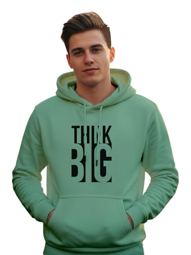 Image of XENOVAURBAN Hoodie for Men /Women | Unisex fit Cotton Fleece Hooded Sweatshirt - THINKB1