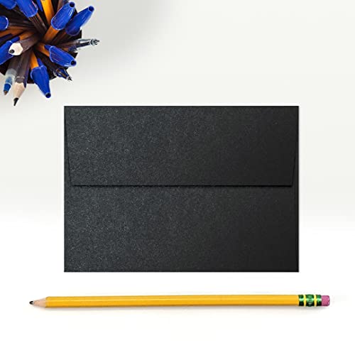 Lux A1 Invitation Envelopes (3 5/8 X 5 1/8) 50/Box, Anthracite Metallic (5365-15-50) #TOP3