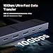 UGREEN Revodok Pro USB-C Hub 6 in 1 10Gbps 4K 60Hz HDMI, 100W Power Delivery for MacBook Pro/Air, iPad Pro, Thinkpad Rog Ally and More.