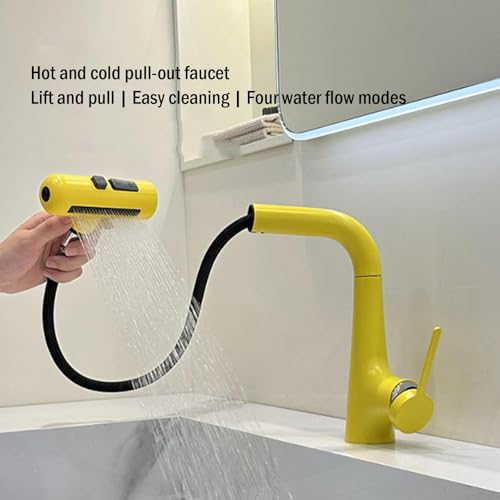Grifo extraíble con 4 modos de flujo y sensor inteligente para fregadero 6
