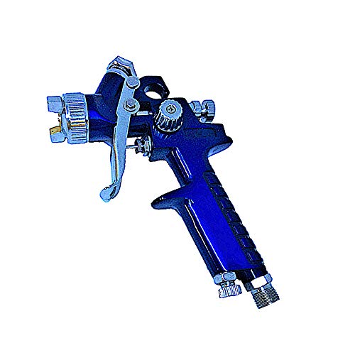 MINI AEROGRAFO HVLP CON TAZZA 125 ML PISTOLA PER RITOCCHI DI PRECISIONE VERNICATURA PER SMALTI E TRASPARENTI (PISTOLA Ø 0.8)
